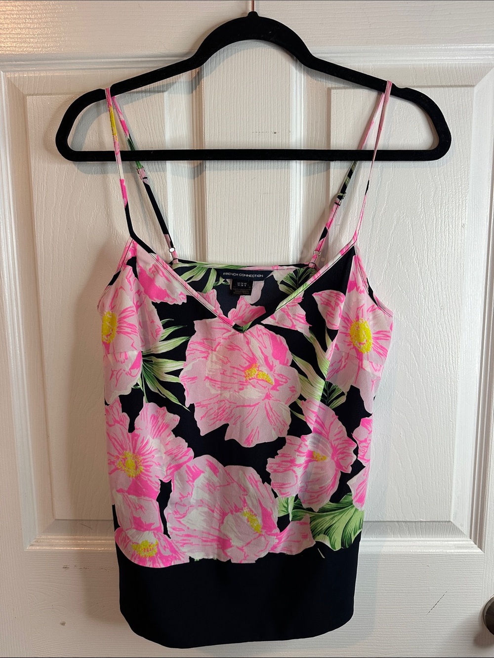 French Connection Camisole with Pink Floral Print
